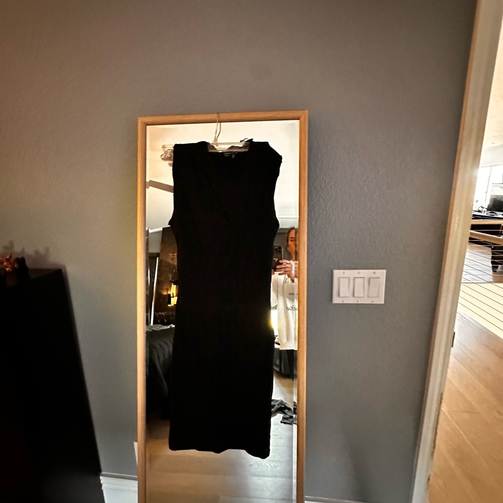 Chic Black Midi Dress